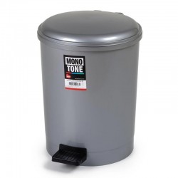Bora Plastik Pedal Bin, No: 3, 20 L, Grey - Bora Plastik