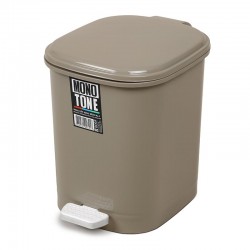Bora Plastik Pedal Bin, No: 3, 22 L, Brown - Bora Plastik