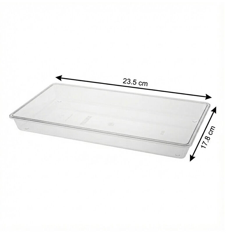 Bora Plastik صينية عرض من البولي كربونات، 23.5 × 17.8 سم - Bora Plastik