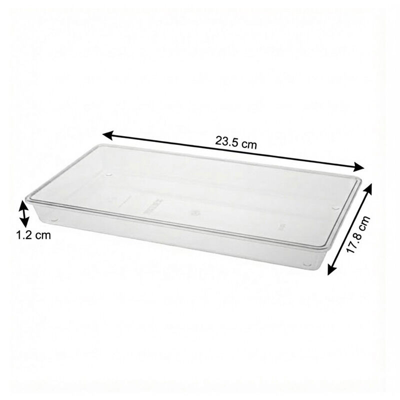 Bora Plastik Polycarbonate Display Tray, 23.5x17.8 cm - Bora Plastik