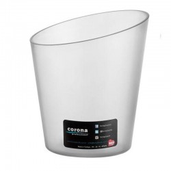 Bora Plastik Polycarbonate Small Ice Bucket, Half Cut 1 L, Clear - Bora Plastik