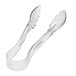Bora Plastik Salad Tongs, Polycarbonate, No: 2, 225 h/mm, Clear - Bora Plastik