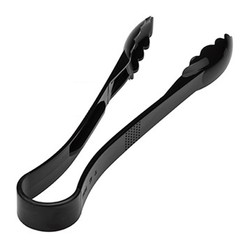 Bora Plastik Salad Tongs, Polycarbonate, No: 3, 300 h/mm, Black - Bora Plastik