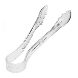 Bora Plastik Salad Tongs, Polycarbonate, No: 3, 300 h/mm, Clear - Bora Plastik