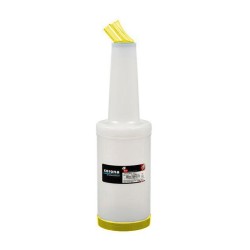 Bora Plastik Sauce and Cocktail Syrup Pourer, 1000 cc, Yellow - Bora Plastik