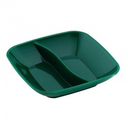 Bora Plastik Sauce Container with Square Compartment, Polycarbonate, 8.5 cm, Green - Bora Plastik