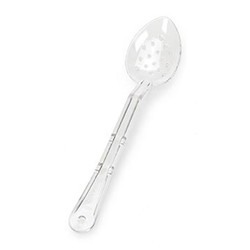 Bora Plastik Ложка сервировочная, перфорированная, поликарбонат, 33 см, прозрачная - Bora Plastik