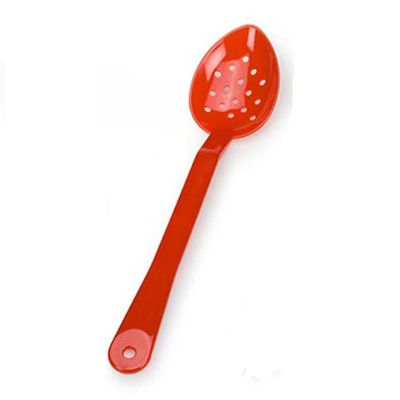 Bora Plastik Servis Kaşık, Delikli, Polikarbonat, 33 cm, Kırmızı - 1