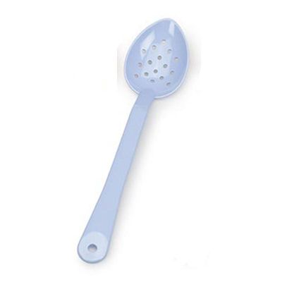 Bora Plastik Servis Kaşık, Delikli, Polikarbonat, 33 cm, Mavi - 1