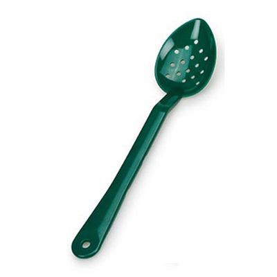 Bora Plastik Servis Kaşık, Delikli, Polikarbonat, 33 cm, Yeşil - 1