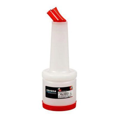 Bora Plastik Sos ve Kokteyl Şurup Dökücü, 500 cc, Kırmızı - 1