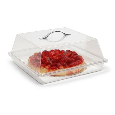 Bora Plastik Square Cake Pan Set, Metal Handle, 33x33 cm - Bora Plastik