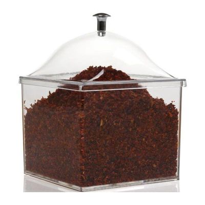 Bora Plastik Square Jar, Polycarbonate, 1.2 L - Bora Plastik