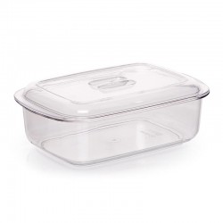 Bora Plastik Storage Container, Crystal, No: 3, 1.40 L - Bora Plastik