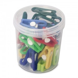 Bora Plastik مزلاج طاولة، معبأ، 22 قطعة - Bora Plastik