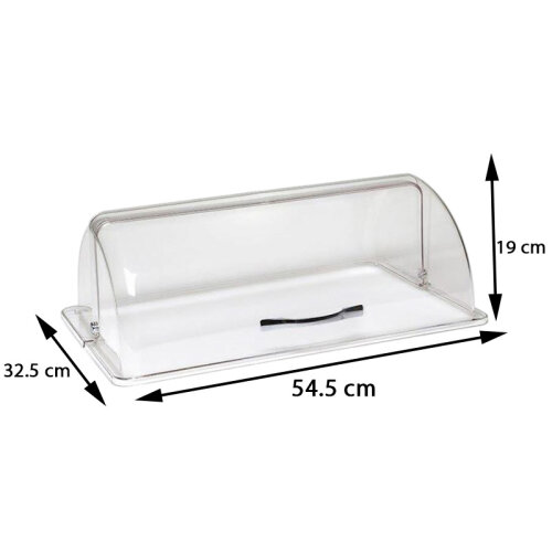 Bora Plastik Top Fan with Opening Lid, Polycarbonate - 2