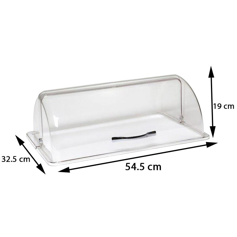 Bora Plastik Top Fan with Opening Lid, Polycarbonate - Bora Plastik