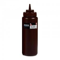 Bora Plastik Wide Cap Bottle, 950 ml, Brown - Bora Plastik