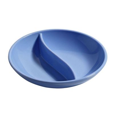 Bora Plastik Yuvarlak Bölmeli Sos Kabı, Polikarbonat, 8.5 cm, Mavi - 1
