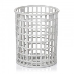 Bora Plastik Yuvarlak Kaşık Çatal Yıkama Basketi, 40x40x15 cm, Gri - Bora Plastik