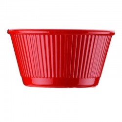 Bora Plastik Yuvarlak Mini Sosluk, Polikarbonat, 7x3.5 cm, Kırmızı - Bora Plastik