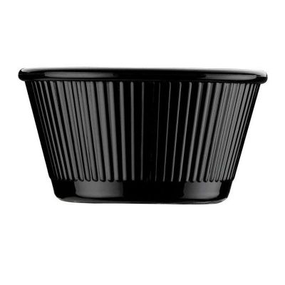 Bora Plastik Yuvarlak Mini Sosluk, Polikarbonat, 7x3.5 cm, Siyah - 1