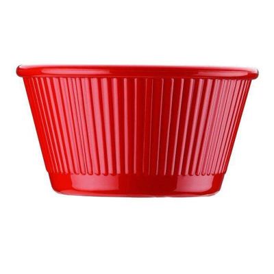 Bora Plastik Yuvarlak Mini Sosluk, Polikarbonat, 8.4x4.4 cm, Kırmızı - 1