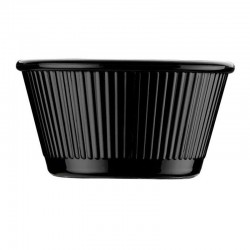 Bora Plastik Yuvarlak Mini Sosluk, Polikarbonat, 8.4x4.4 cm, Siyah - Bora Plastik