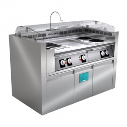 Borasco C-3 Mobile Cooking Station without Hood - 1