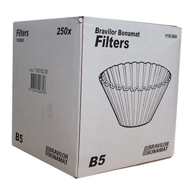 Bravilor Bonamat B5 Coffee Filter Paper, 110/360 mm, 250 pcs - Bravilor Bonamat