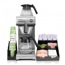 Bravilor Bonamat Matic Filter Coffee Machine + Napkin and Stirrer Stand + Cup Holder Stand + Napkin and Stirrer Stand - Bravilor Bonamat
