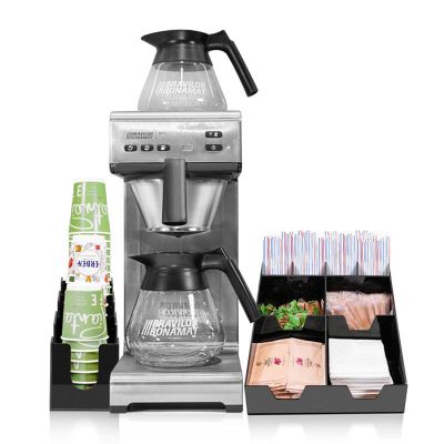 Bravilor Bonamat Matic Filtre Kahve Makinesi + Peçete ve Karıştırıcı Standı + Bardaklık Standı + Peçete ve Karıştırıcı Standı - 1