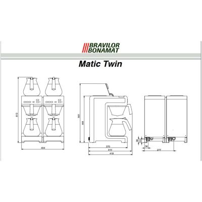 Bravilor Bonamat Matic Twin Filter Coffee Machines - 5