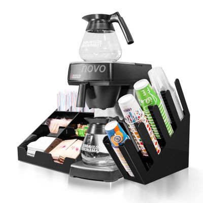 Bravilor Bonamat Novo Filter Coffee Machine + Cup Holder Stand + Napkin and Stirrer Stand - Bravilor Bonamat