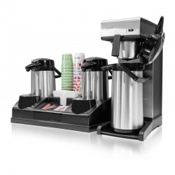 Bravilor Bonamat TH Filter Coffee Machine + Airpot Furento Thermos + Airpot Station + Cup Holder Stand - Bravilor Bonamat (1)