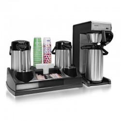 Bravilor Bonamat TH Filter Coffee Machine + Airpot Furento Thermos + Airpot Station + Cup Holder Stand - 3