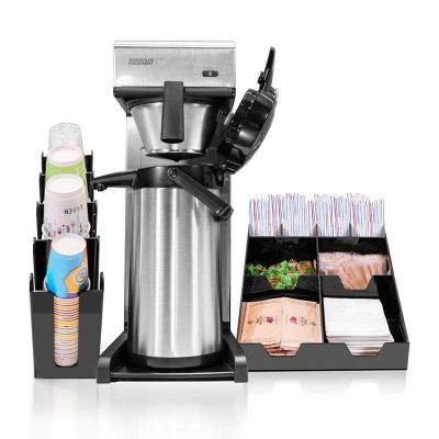 Bravilor Bonamat TH Filtre Kahve Makinesi + Airpot Furento Termos + Bardaklık Standı + Peçete ve Karıştırıcı Standı - 1