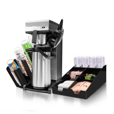 Bravilor Bonamat TH Filtre Kahve Makinesi + Airpot Furento Termos + Bardaklık Standı + Peçete ve Karıştırıcı Standı - 3