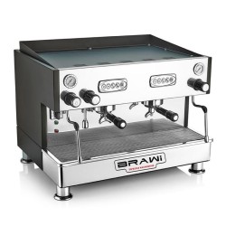 Brawi EFELI EL Tam Otomatik Espresso Kahve Makinesi, 2 Gruplu, Siyah 