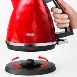 Delonghi KBJ 2001.R Brillante Su Isıtıcı & Kettle, Kırmızı - Thumbnail