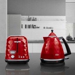 Delonghi KBJ 2001.R Brillante Su Isıtıcı & Kettle, Kırmızı - Thumbnail