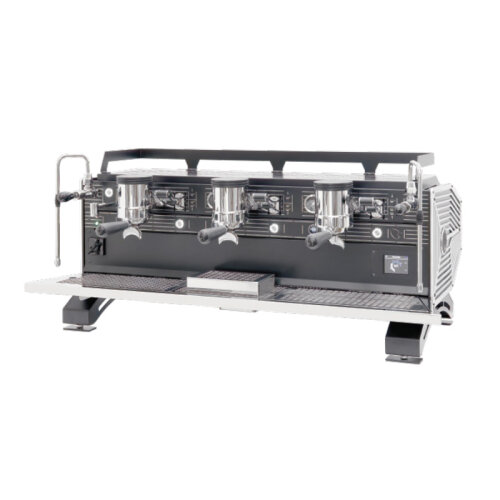 Brugnetti Aurora Multi Boiler Tam Otomatik Espresso Kahve Makinesi, 2 Gruplu, Siyah - 1
