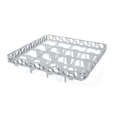 Bora Plastik Bardak Yıkama Basketi, 16 Bölmeli, 50x12.5 cm - 1