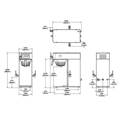 Bunn ICBA Infusion Series Filtre Kahve Makinesi + 5 L Termos - 3