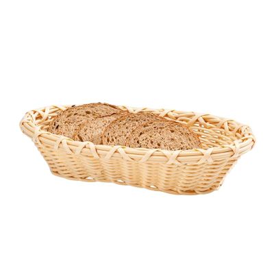 Zicco B-OV-4155 Plastik Oval Ekmek Sepeti, 20x29x7 cm - 1