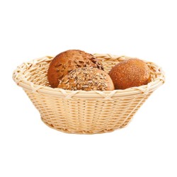 Zicco B-RO2164 Plastik Yuvarlak Ekmek Sepeti, 27x9 cm, Açık - Zicco