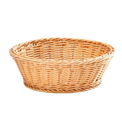 Zicco JW-4003 Plastik Yuvarlak Ekmek Sepeti, 23x8 cm, Açık Renk - 1