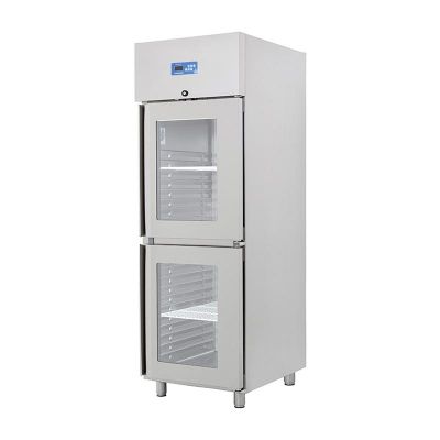 Öztiryakiler GN 600 NMV Dik Tip Monoblok Buzdolabı, Çift Yarım Cam Kapılı - 1
