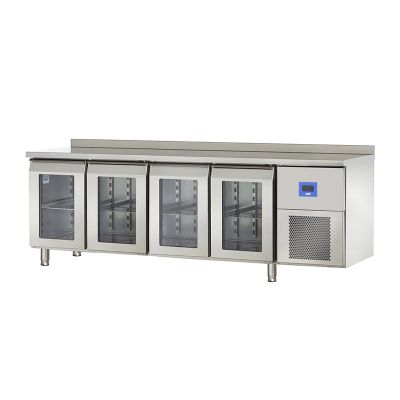 Öztiryakiler TA 460 NMV Yatay Tezgah Tip 4 Cam Kapılı Buzdolabı, 518 L - 1