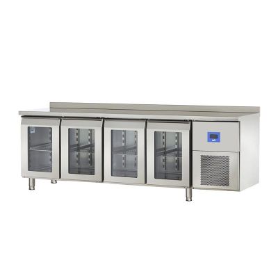 Öztiryakiler TA 470 NMV Yatay Tip Buzdolabı, 4 Cam Kapılı, 625 L - 1